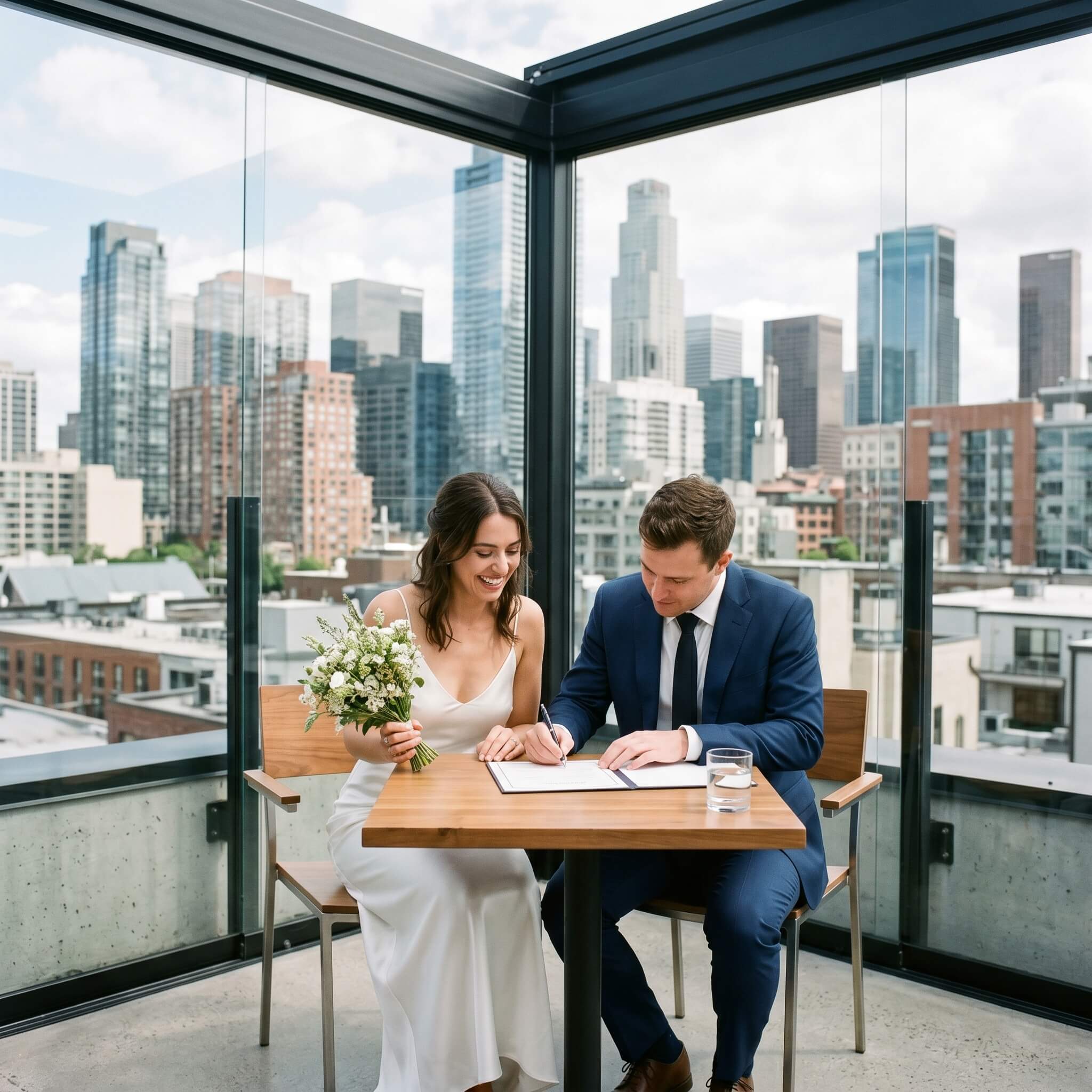 Urban wedding